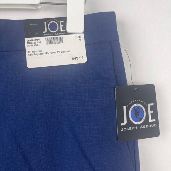 Joseph Abboud Modern Fit Shorts Cobalt Blue Size 36 - Picture 6 of 8